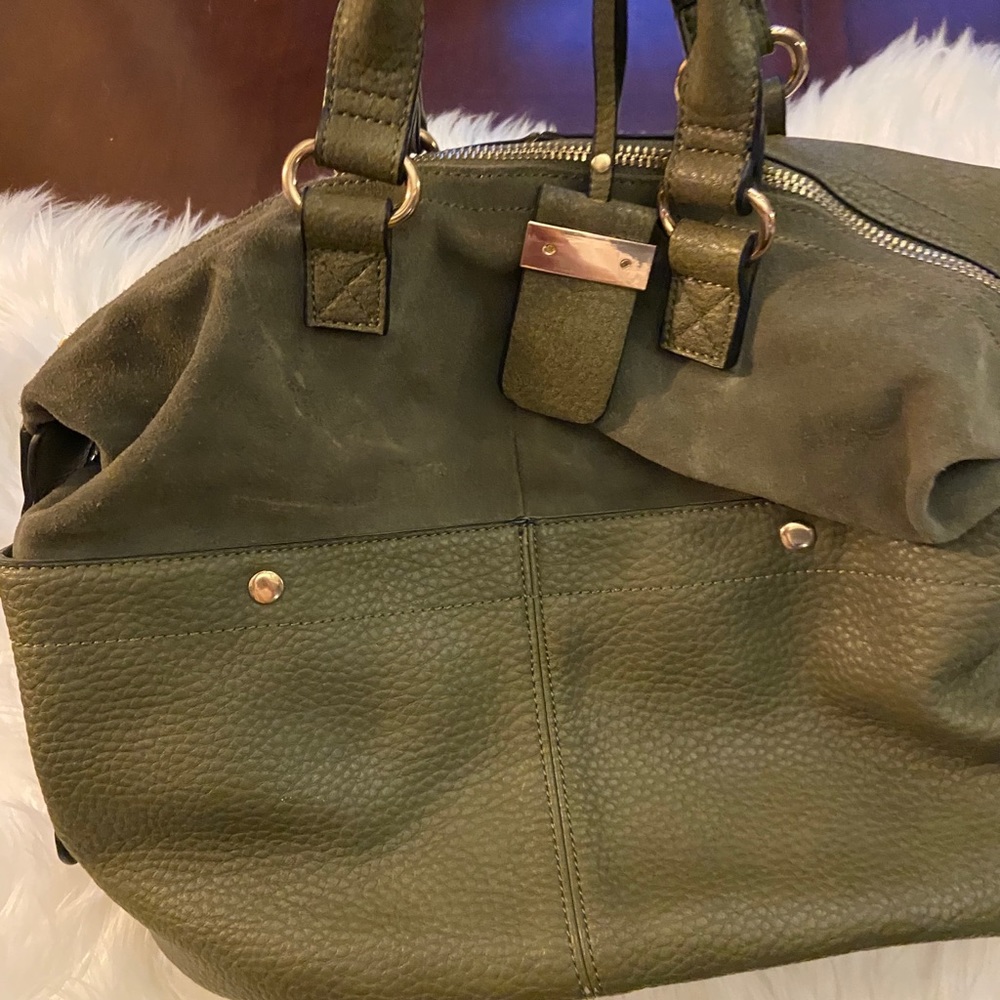 Gorgeous Moda Luxe Sage Green Handbag